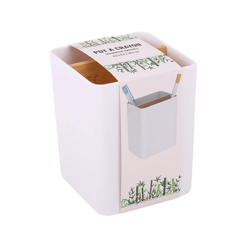 404052807653-Porte-Stylos PP Bambou - 8,5 x 8,5 x 10,7 cm--7