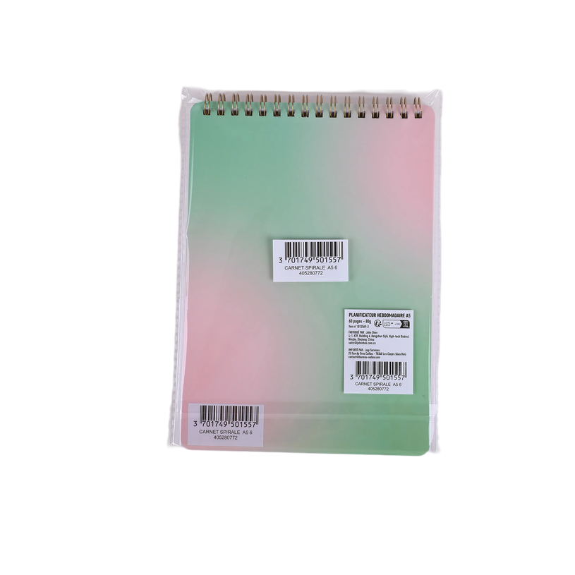 404052807721-Carnet Spirale A5 - 60 Pages - 80 g--5