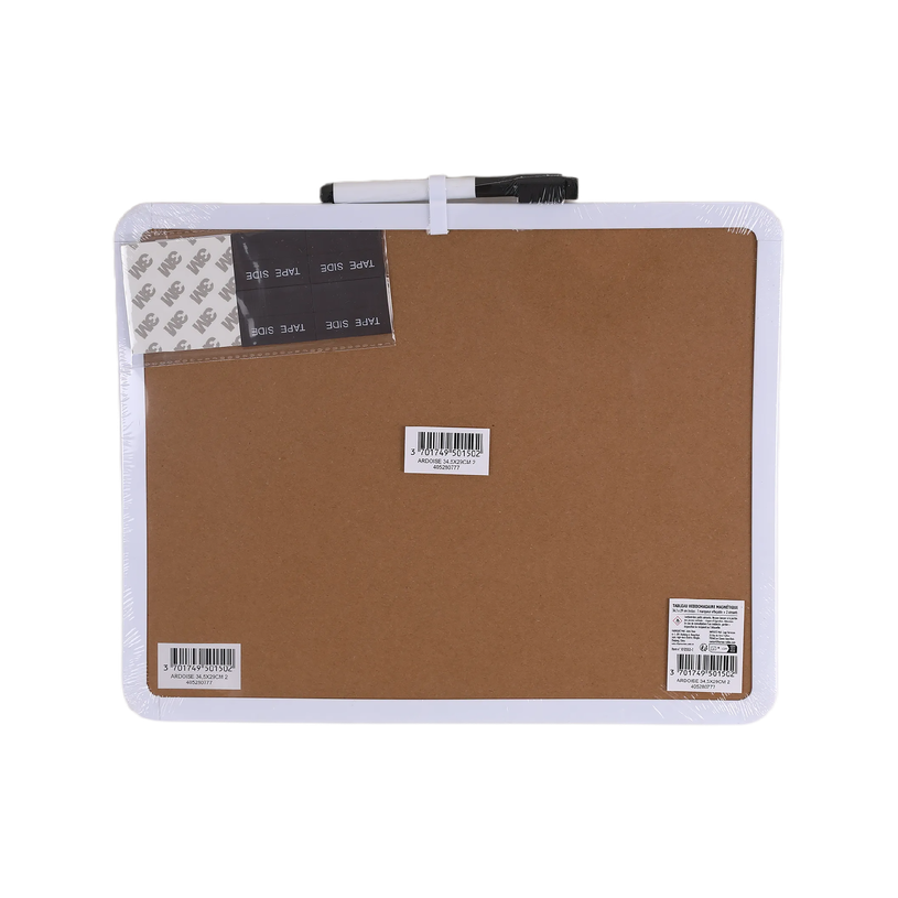 404052807776-Ardoise Magnétique avec 2 Aimants - 34,5 x 29 cm--1