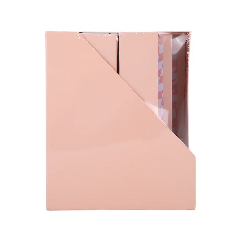 404052807783-Set de 4 Organiseurs Rose - Pot à Stylos - Porte-Magazines - Porte-Lettres--7