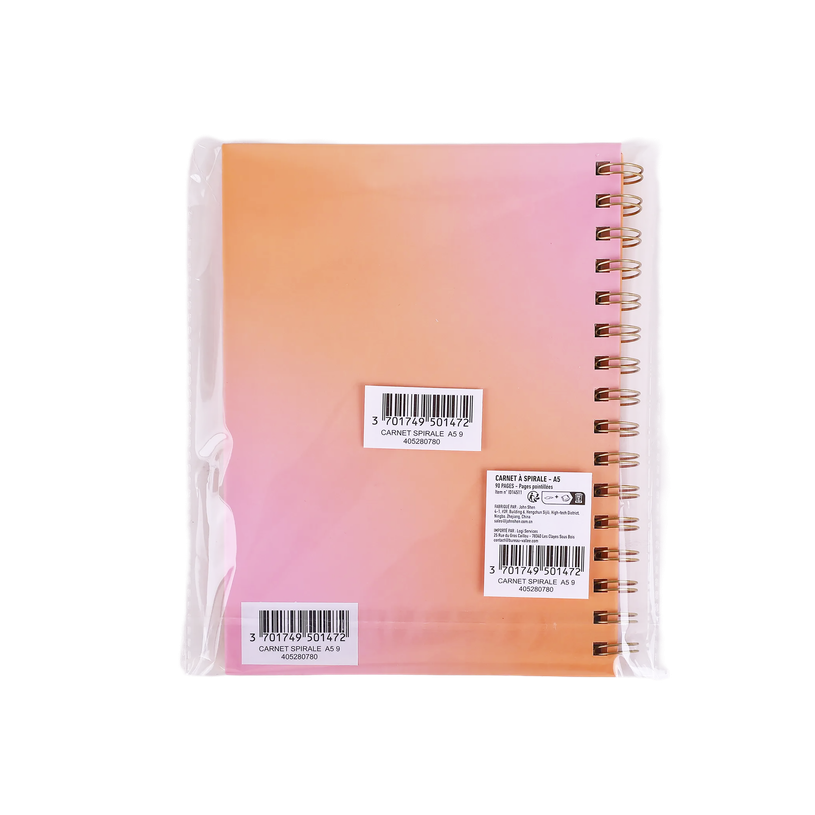 404052807806-Carnet Spirale A5 - 90 Pages - 80 g--4
