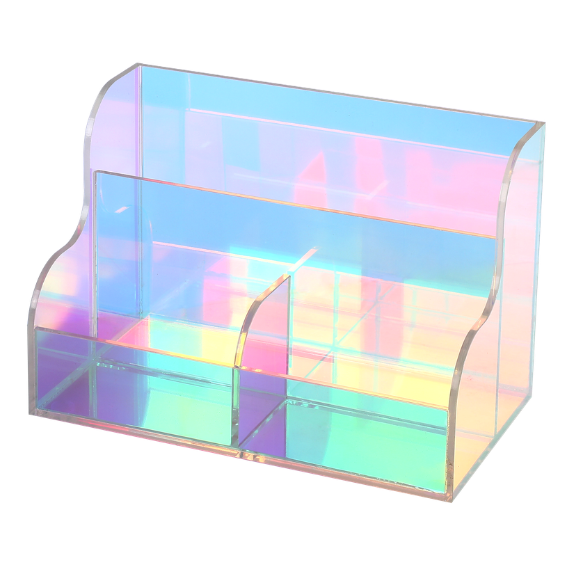 404052807851-Organiseur de Bureau Multicolore avec Plateau Acrylique--0
