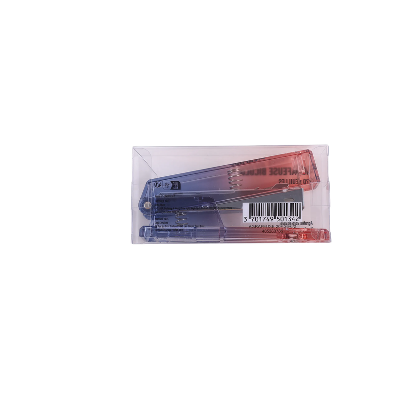 404052807868-Agrafeuse 20 Feuilles - 26/6 - 24/6 - Assortie - 12,9 x 3,4 x 6,4 cm--2