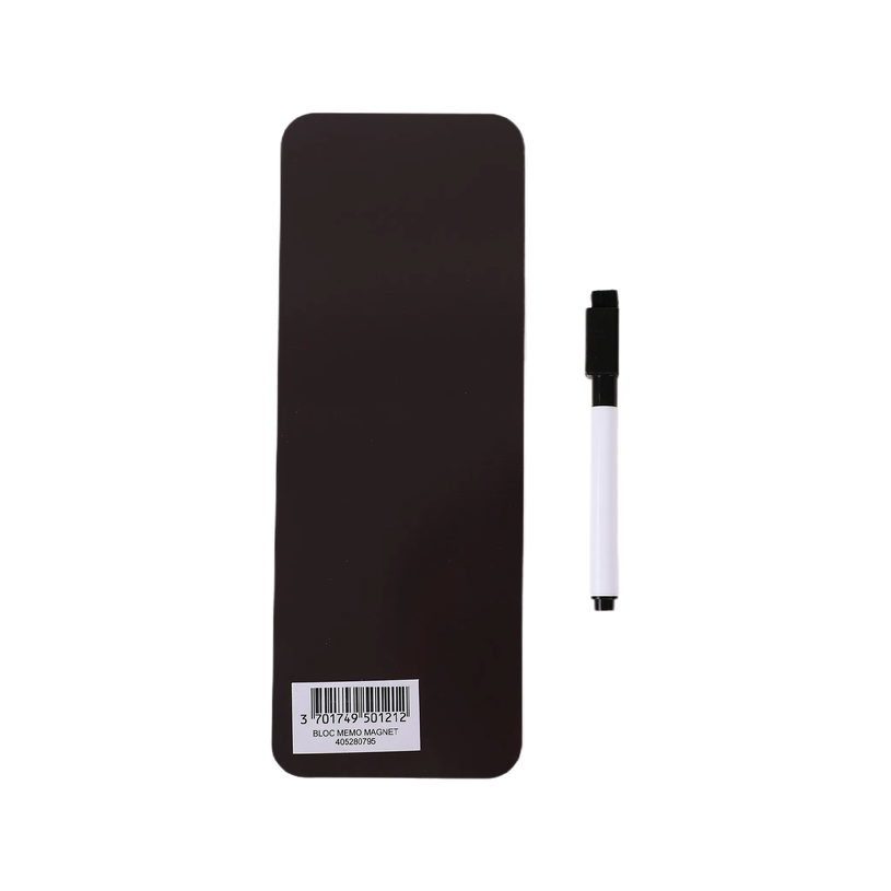 404052807950-Bloc Mémo Acrylique Magnétique avec Marqueur - 24 x 9 cm--5