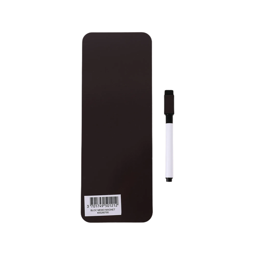 404052807950-Bloc Mémo Acrylique Magnétique avec Marqueur - 24 x 9 cm--14