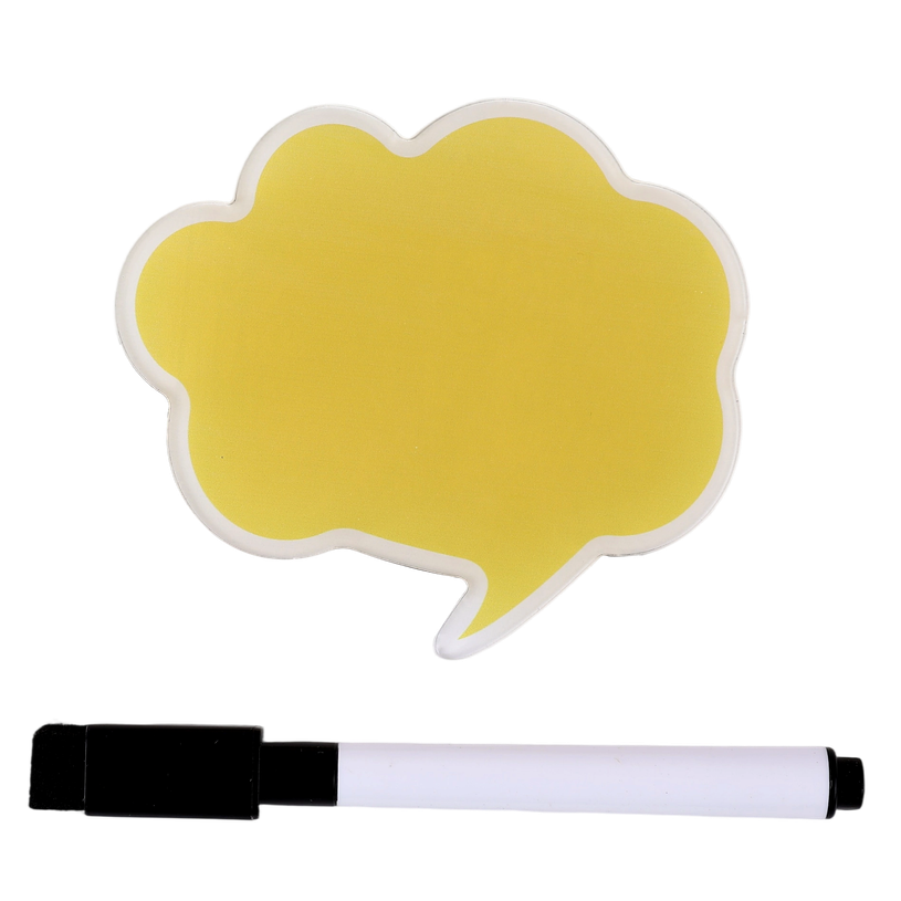 404052807967-Bloc Mémo Magnétique avec Marqueur Effaçable - Forme Nuage - 9 x 8 cm--5
