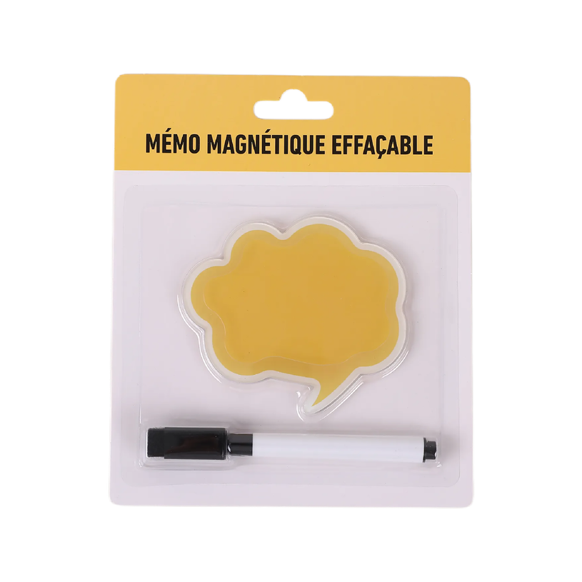 404052807967-Bloc Mémo Magnétique avec Marqueur Effaçable - Forme Nuage - 9 x 8 cm--7