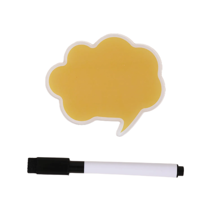 404052807967-Bloc Mémo Magnétique avec Marqueur Effaçable - Forme Nuage - 9 x 8 cm--6