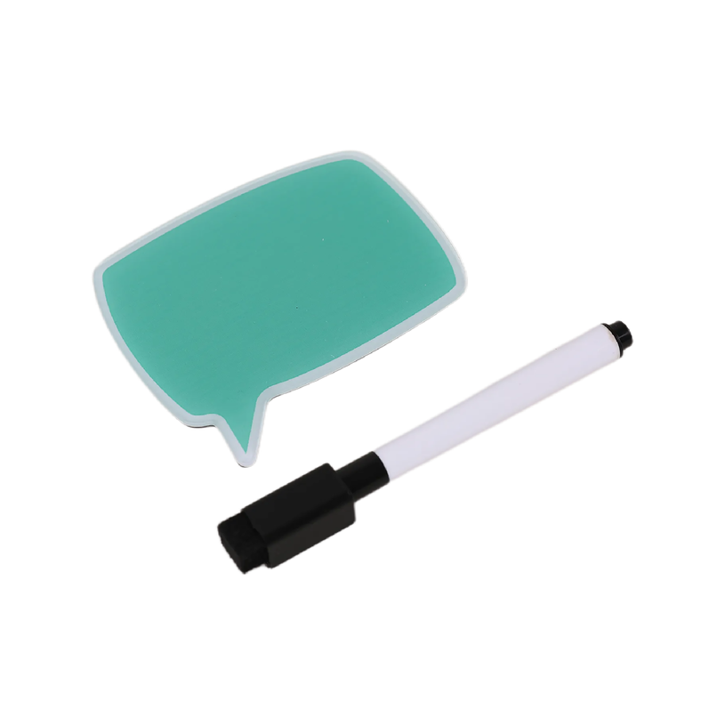 404052807974-Bloc Mémo Magnétique avec Marqueur Effaçable - Forme Rectangle - 9 x 8 cm--4