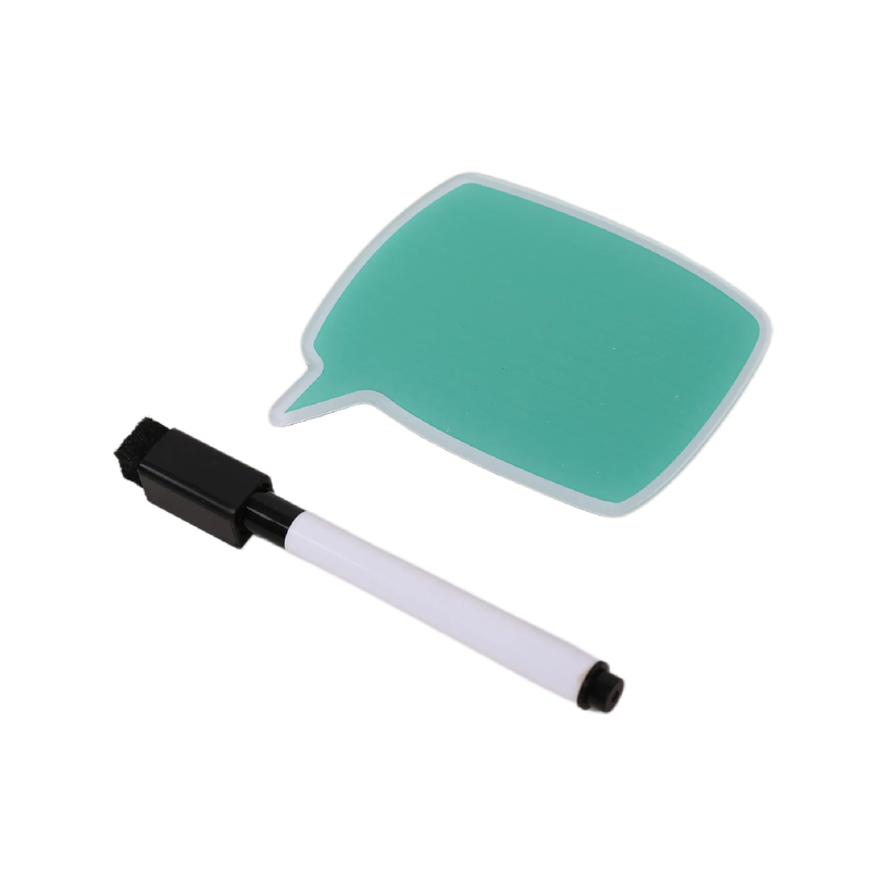 404052807974-Bloc Mémo Magnétique avec Marqueur Effaçable - Forme Rectangle - 9 x 8 cm--5