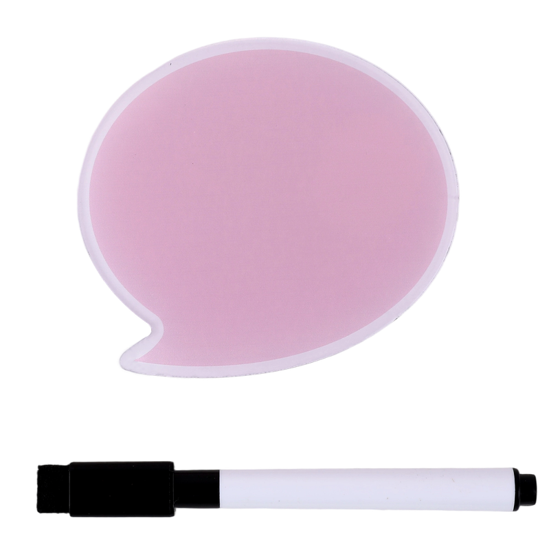 404052807981-Bloc Mémo Magnétique avec Marqueur Effaçable - Forme Bulle - 9 x 8 cm--7