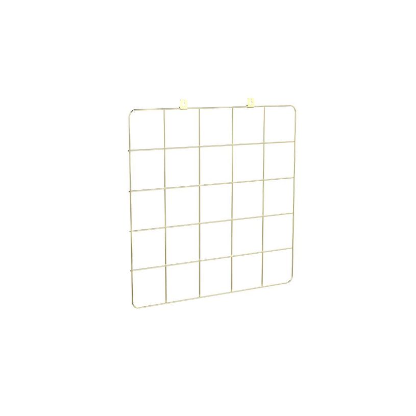 404052808032-Pêle-Mêle Mémo - Grille Métallique - 50 x 50 cm - 4 Pinces Incluses - 2 Vis et 2 Chevilles Fournies--5