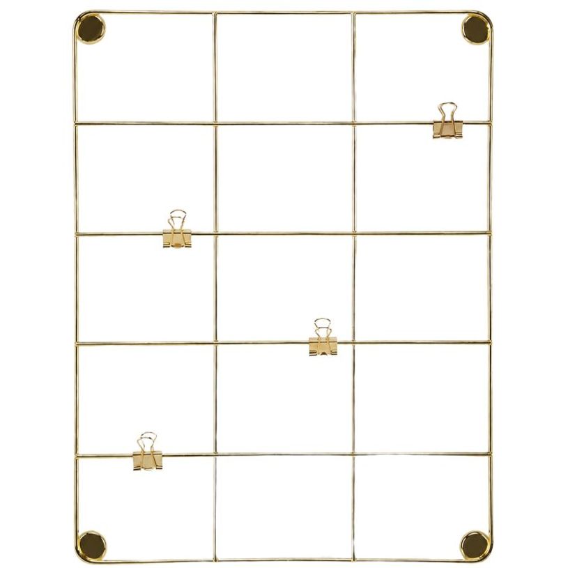 404052808049-Pêle-Mêle Mémo - Grille Métallique - 21 x 28 cm - 4 Aimants Inclus--6