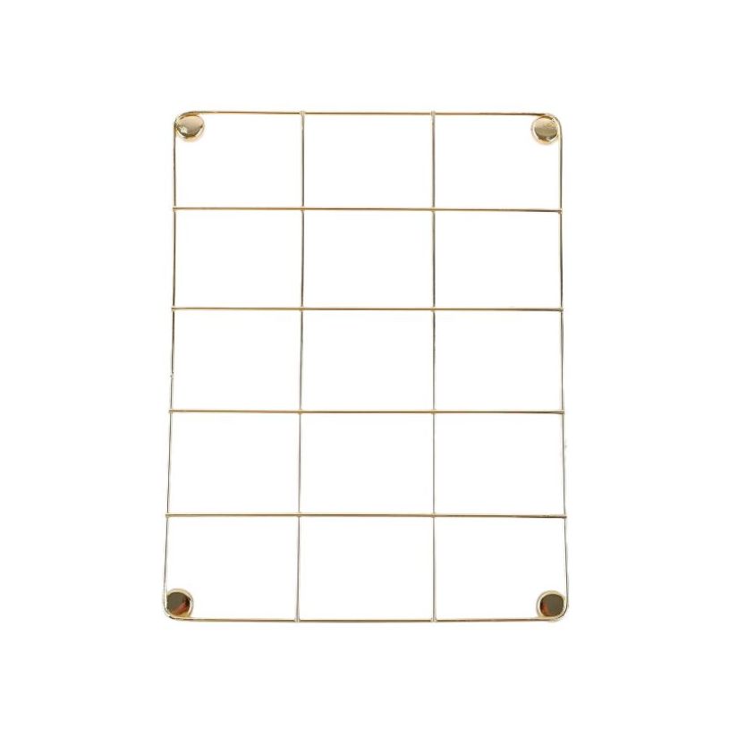 404052808049-Pêle-Mêle Mémo - Grille Métallique - 21 x 28 cm - 4 Aimants Inclus--3