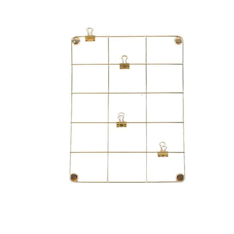 404052808049-Pêle-Mêle Mémo - Grille Métallique - 21 x 28 cm - 4 Aimants Inclus--5