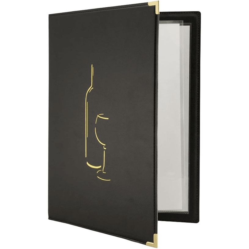 8717624240843-Securit Classic - Carte des vins - A4 simili-cuir 2 compartiments-P_405280858_1-0