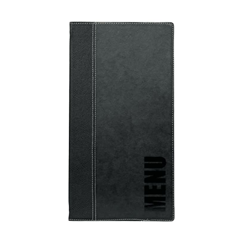 8718226490483-Securit Trendy - Protège-menus long - A4 simili cuir 2 compartiments-P_405280859_1-0
