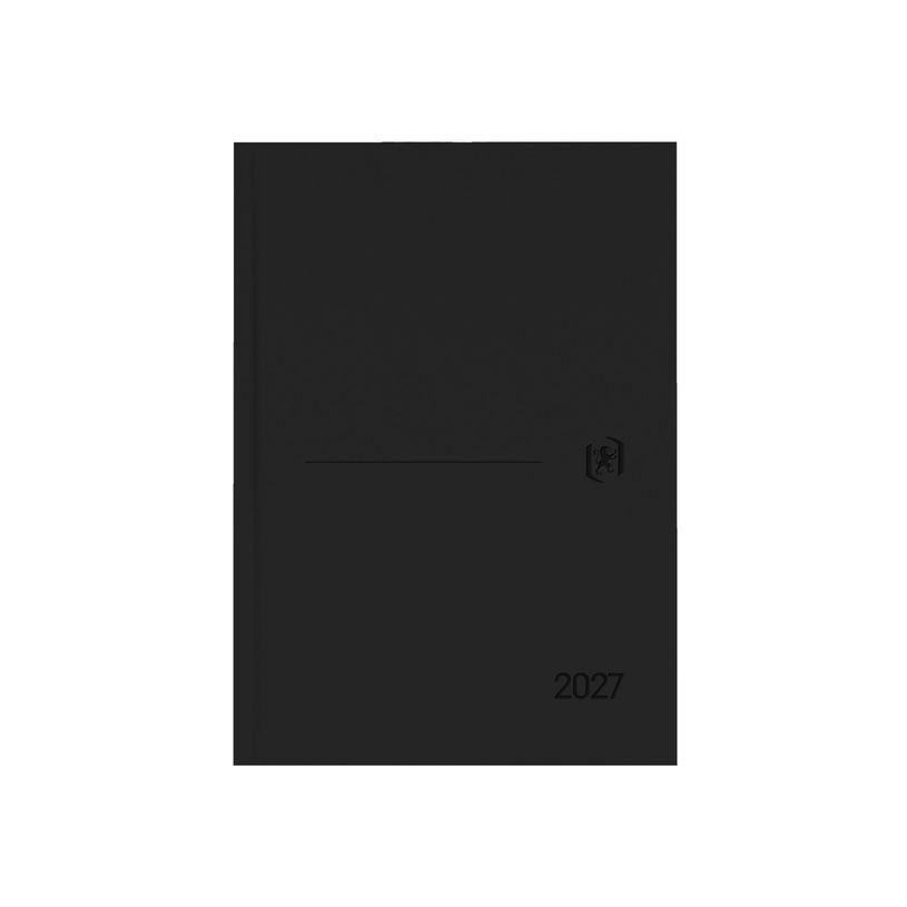 8427291089071-Agenda anual Oxford Minimal 2027 día por página 15 x 21 cm negro en catalán--0