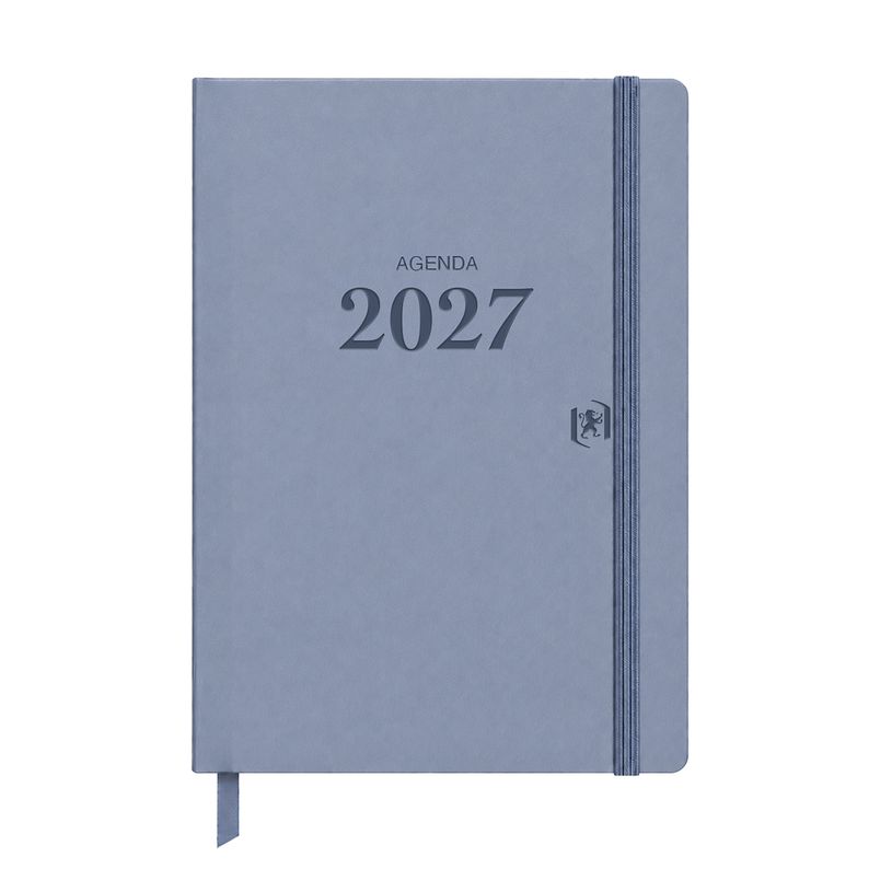 8427291090022-Agenda anual Oxford Endless 2027 semana vista horizontal 12 x 18 cm azul grisáceo en castellano--0