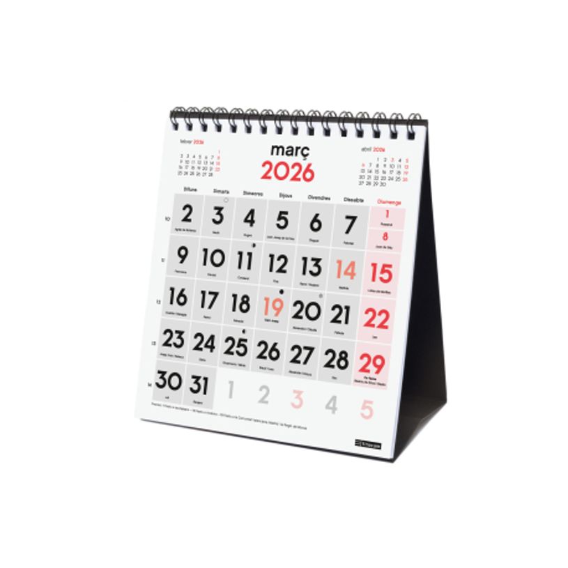 8422952421146-Finocam Calendario Neutro De Sobremesa Números Grandes 2027 – 140 x 150 mm--2