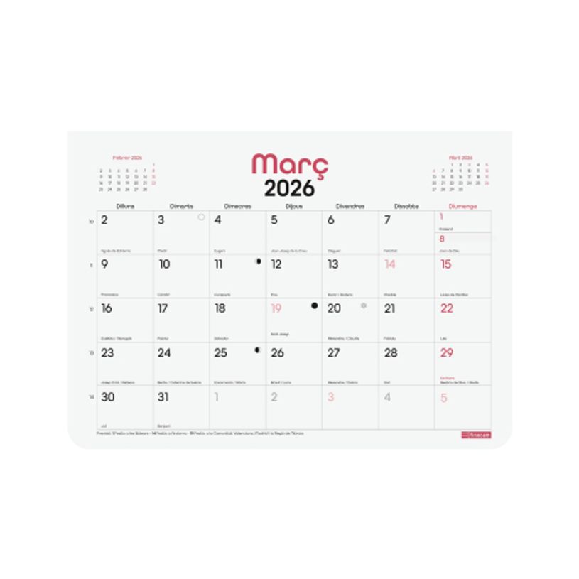 8422952420675-Finocam Calendario Bloc Chic Con Imán Para Escribir 2027 – 210 x 150 mm--5