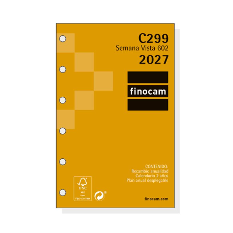 8422952430636-Finocam Recambio Anual Classic 2027 – 79 x 127 mm--0