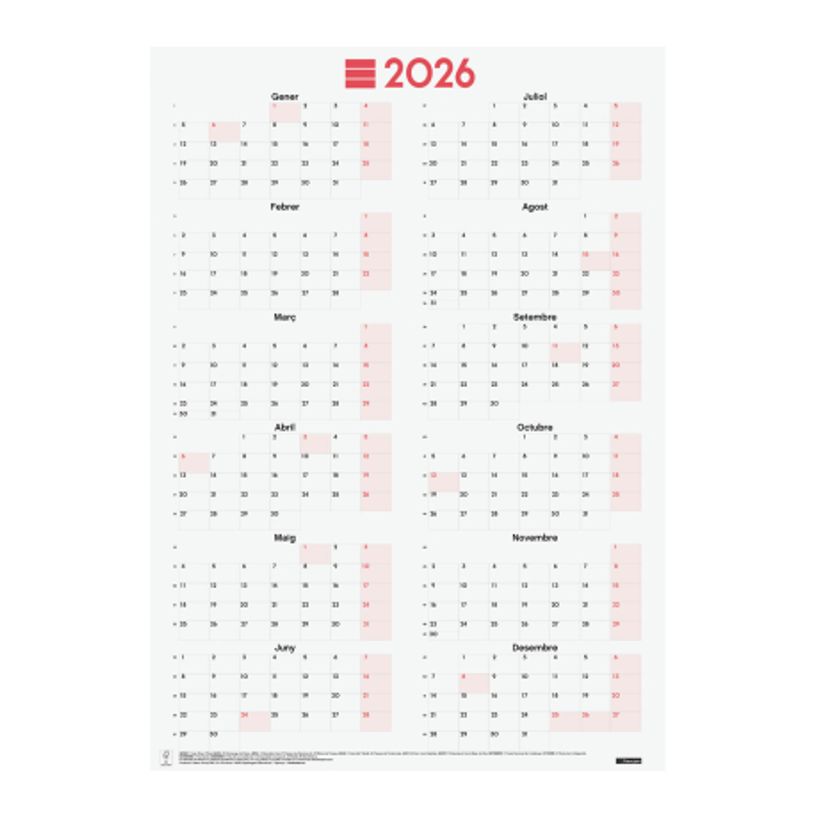 8422952421207-Finocam Póster Calendario Mixto 2027 – 485 x 680 mm--0