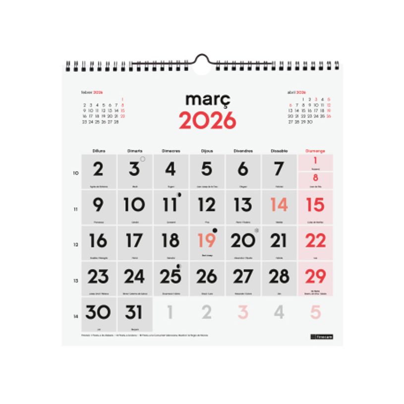 8422952420927-Finocam Calendario Neutro De Pared Números Grandes 2027 – 300 x 300 mm--2