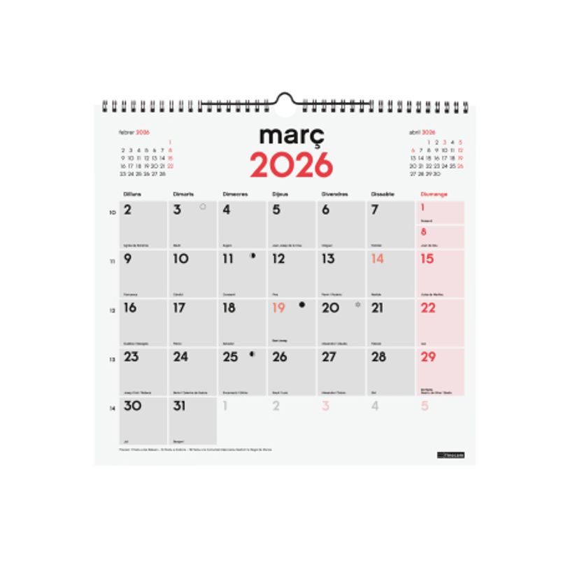 8422952420828-Finocam Calendario Neutro De Pared Para Escribir 2027 – 340 x 320 mm--2