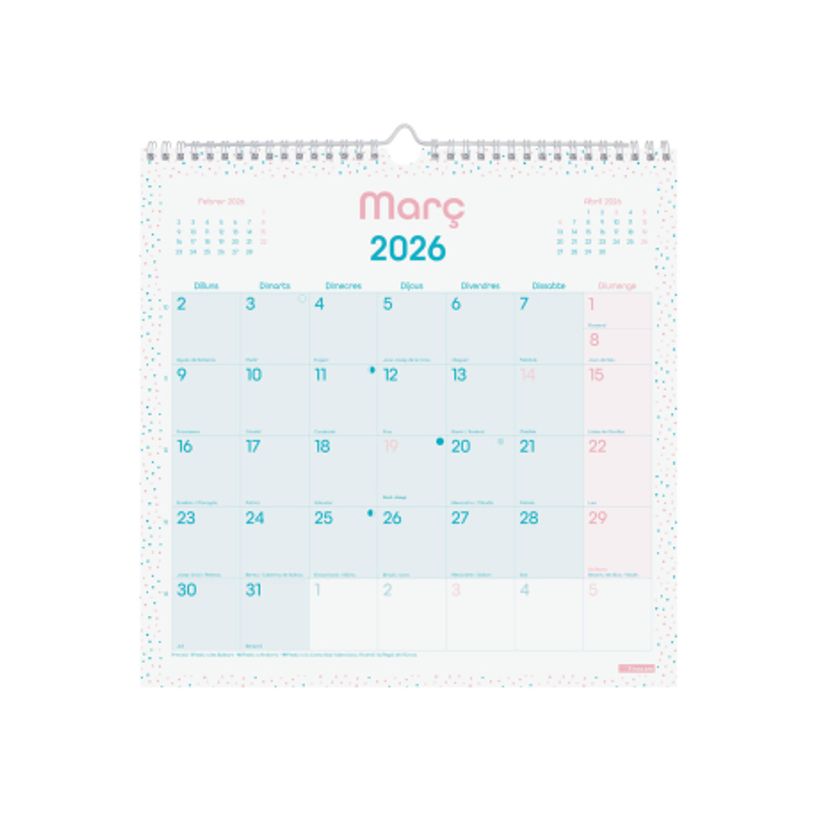 8422952420699-Finocam Calendario Chic De Pared Para Escribir 2027 – 300 x 300 mm--2