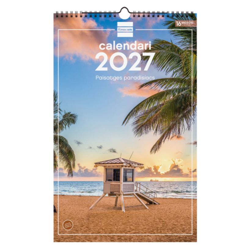 8422952424338-Finocam Calendario Imágenes De Pared Espiral Para Escribir 2027 – 250 x 400 mm--0