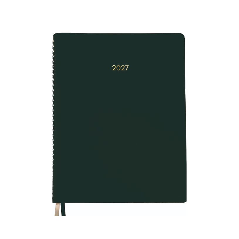 8421938136784-Agenda anual Dohe Zenith semana vista Wire-O 15 x 21 cm negro--1