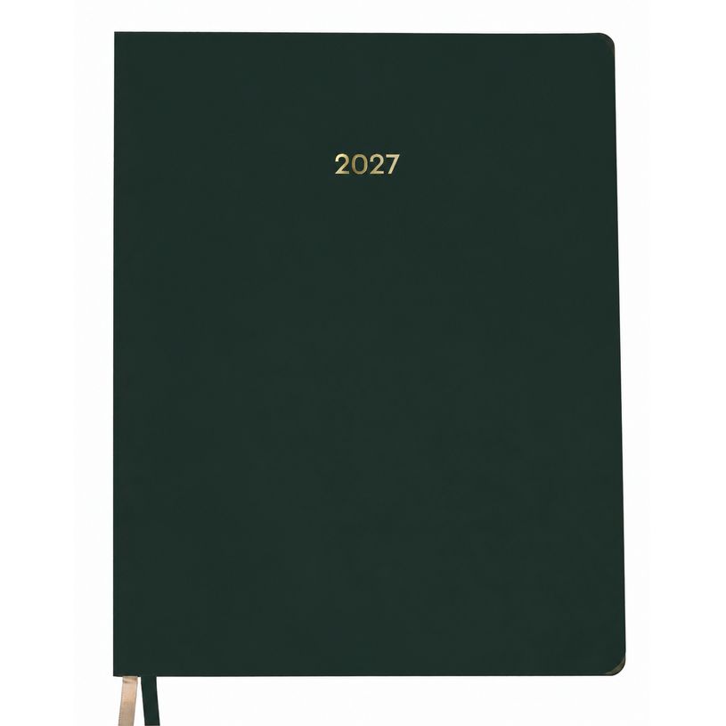 8421938136791-Agenda anual Dohe Zenith semana vista encuadernada 21 x 28 cm negro--1