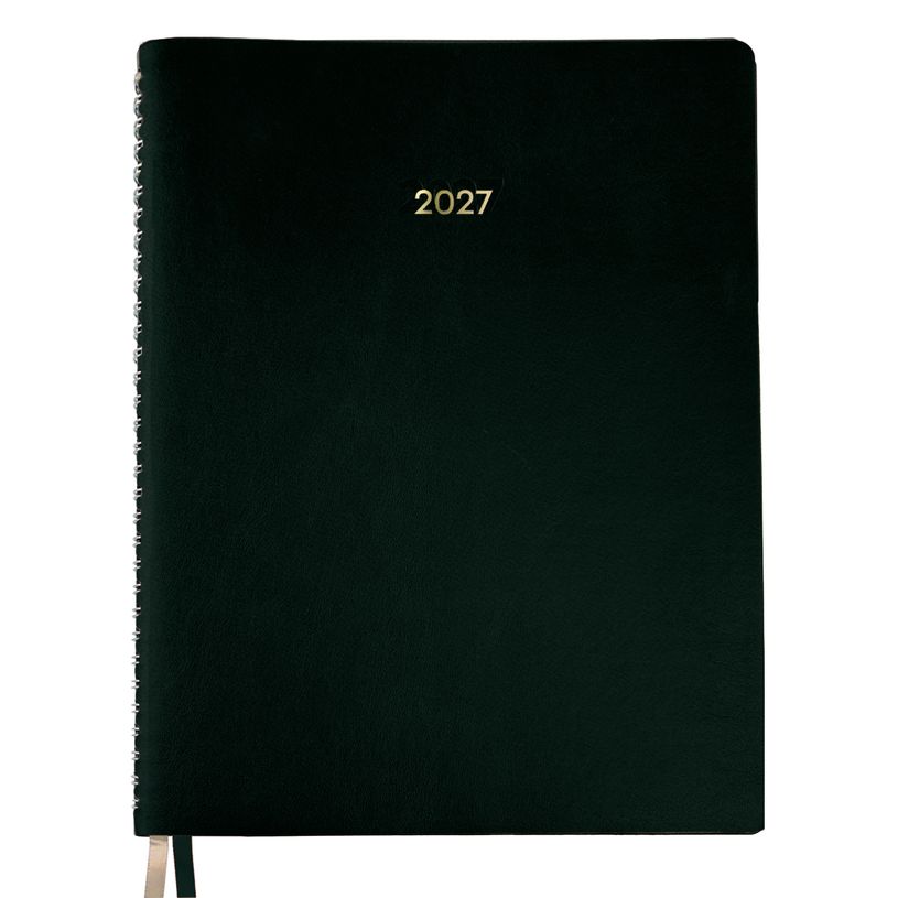 8421938136777-Agenda anual Dohe Zenith semana vista Wire-O 21 x 28 cm negro--0