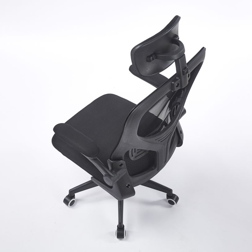 -Silla de oficina Aero negra ergonómica--2