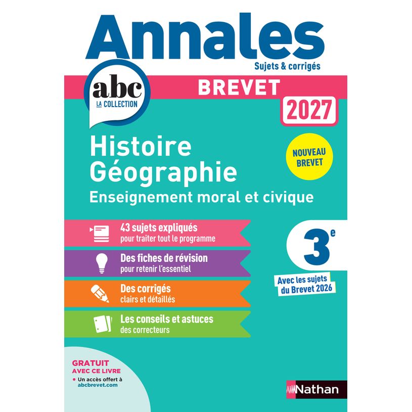9782095064976-Annales du Brevet - Histoire-Géographie & EMC - 3e - 2027--0