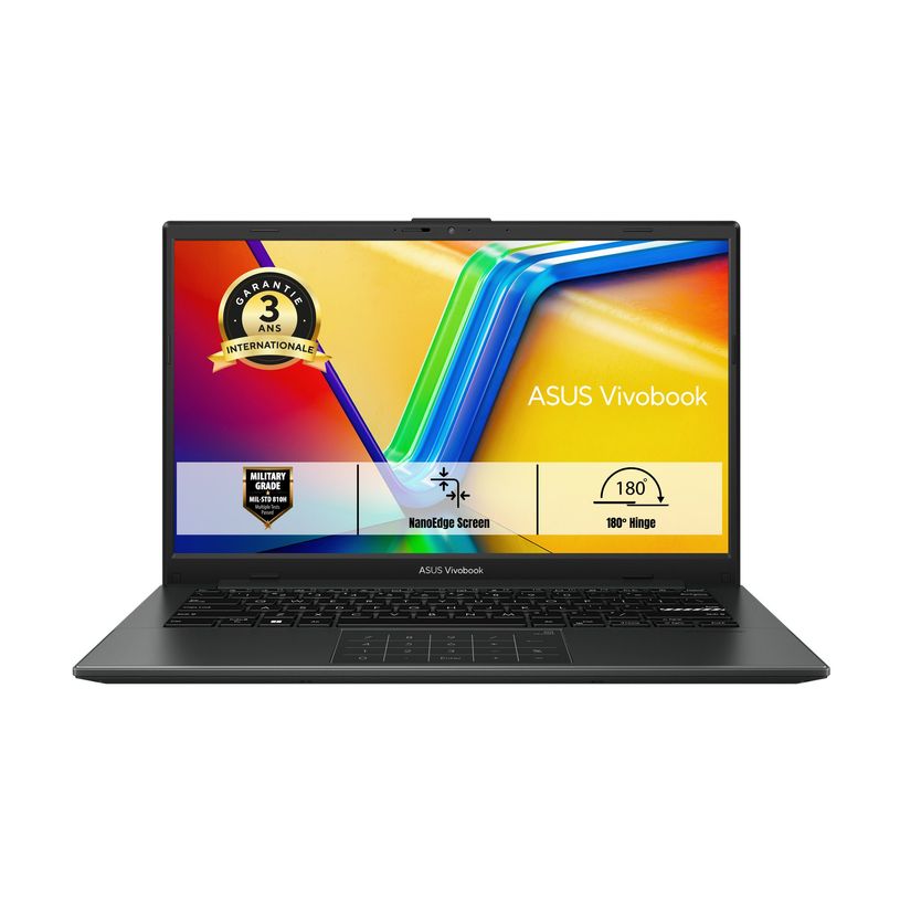 4711636322737-ASUS Vivobook Go 14 E1404TA-DICEB117WS - Conception de charnière à 180 degrés - Intel N-series - N150 / jusqu'à 3.6 GHz - Win 11 Home in S mode - Intel Graphics - 8/128-P_405282180_3-0