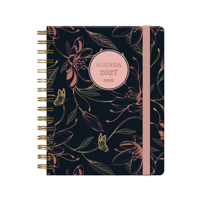 8421938136883-Agenda anual Dohe Edén día por página Wire-O 16 x 21 cm negro-P_405282258_1-0