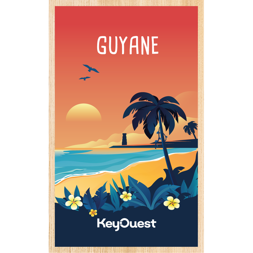 3662277076507-KeyOuest - Batterie externe Guyane26 - 10000mAh - Plage Kourou--0