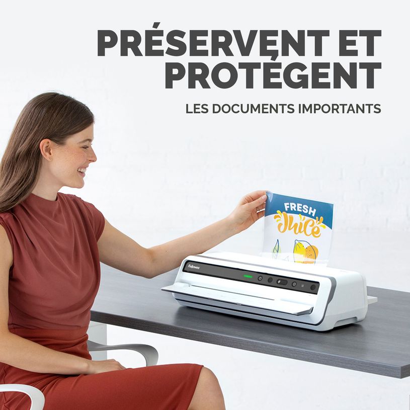 10043859814913-Fellowes - 500 pochettes de plastification A3 (303 x 426 mm) - 125 microns - brillantes--5
