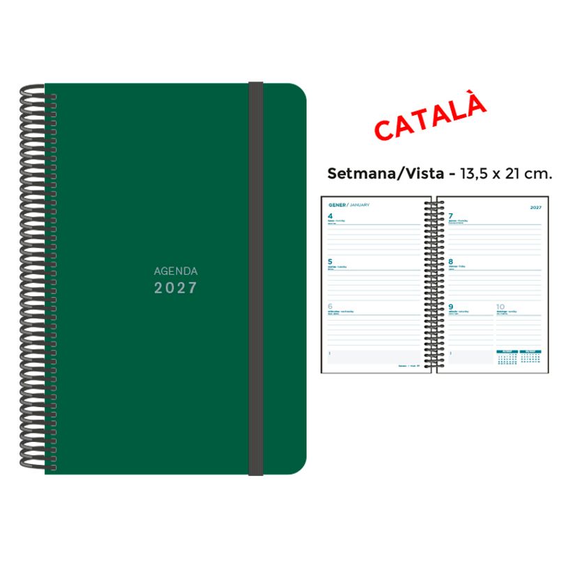 8412885263654-Agenda anual Senfort 2027 semana vista con espiral y tapa de polipropileno verde oscuro – 13,5 x 21 c--0