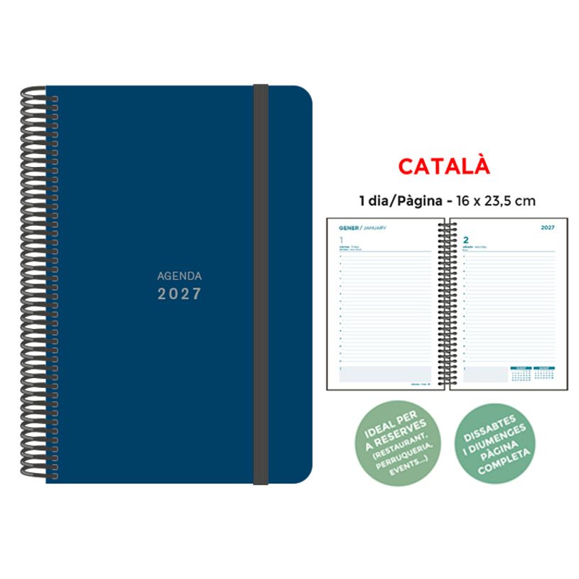 8412885263593-Agenda anual Senfort 2027 día por página con espiral y tapa de polipropileno azul oscuro – 16 x 23,5 c--0
