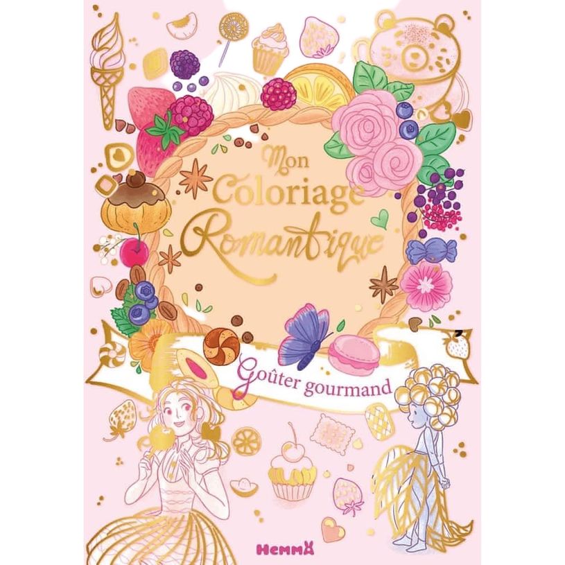 9782508063176-MON COLORIAGE ROMANTIQUE GOUTER GOURMAND-P_405283000_1-0