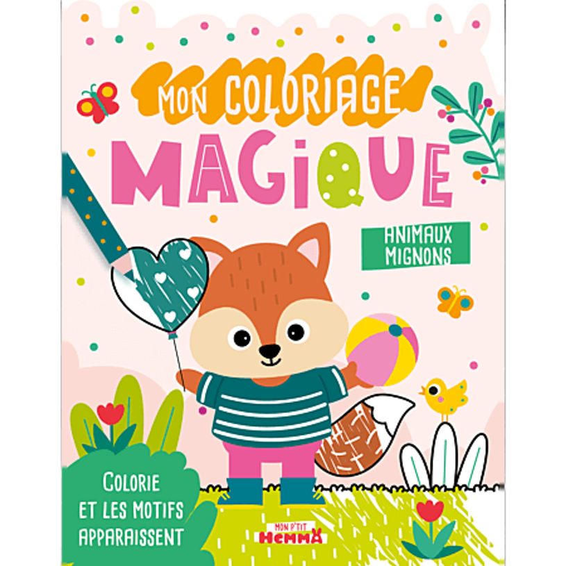 9782508063565-Mon P'tit Hemma - Mon coloriage magique - Animaux mignons - Colorie et les motifs apparais-P_405283001_1-0