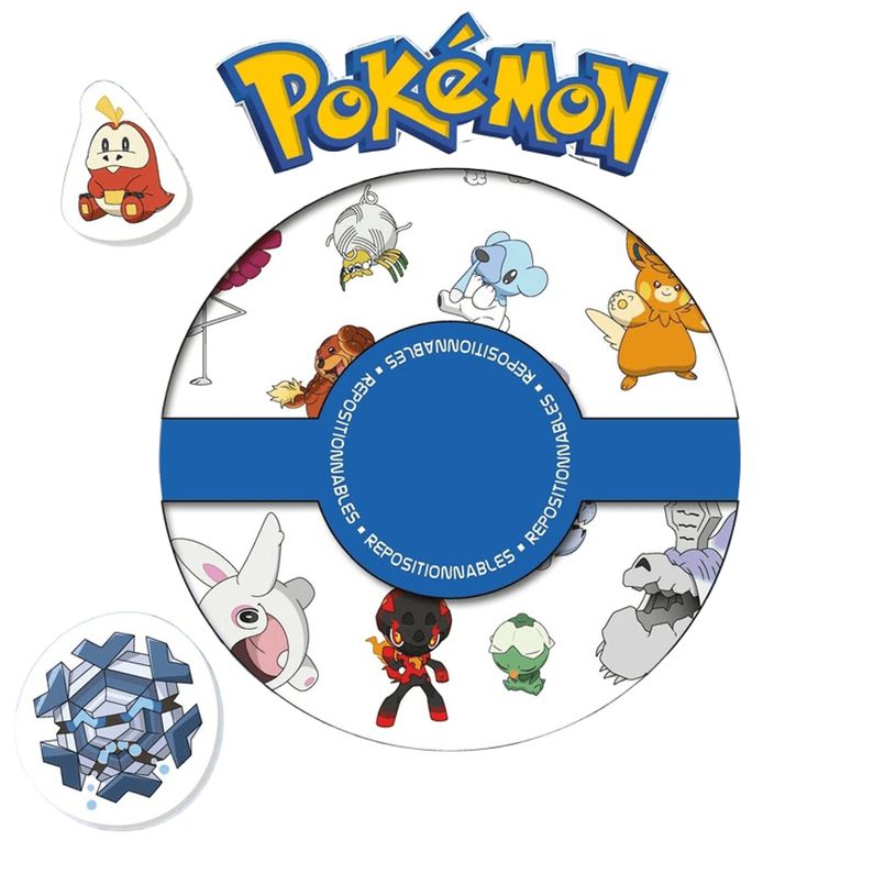 9782821218390-Pochette de stickers épais repositionnables Pokémon-P_405283042_1-0