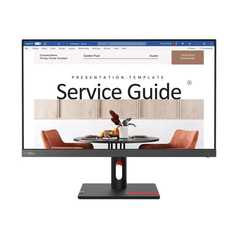 196802904933-Lenovo ThinkVision S24i-30 - Écran LED 24" - FHD - IPS - 250 cd/m² - 1300:1 - 4 ms - noir-P_405283076_7-0