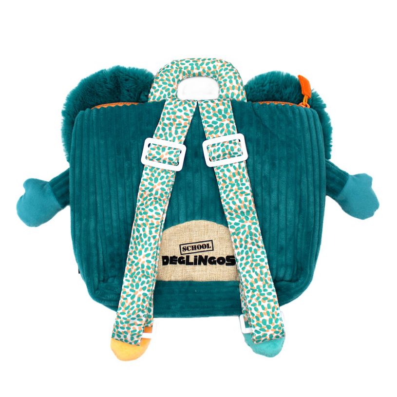 4895242703446-Les Déglingos Berlingos - Sac à dos enfant en velours côtelé - 1 compartiment - Bleu-v-P_405283474_3-2
