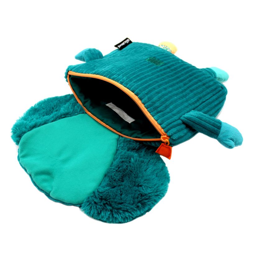 4895242703446-Les Déglingos Berlingos - Sac à dos enfant en velours côtelé - 1 compartiment - Bleu-v-P_405283474_4-3