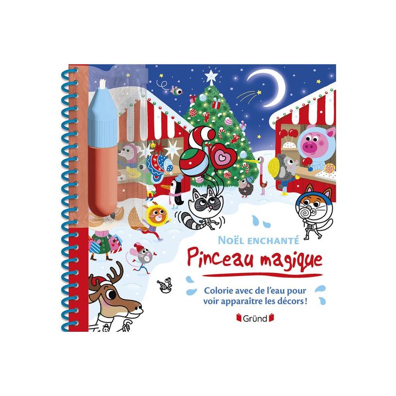 9782324036736-Noël Enchanté - Pinceau magique - livre à colorier-P_405283530_4-4