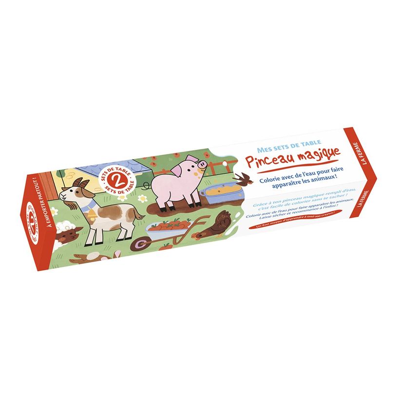 9782324038990-Mes sets de table pinceau magique - La ferme - Pinceau magique - livre à colorier-P_405283531_6-4